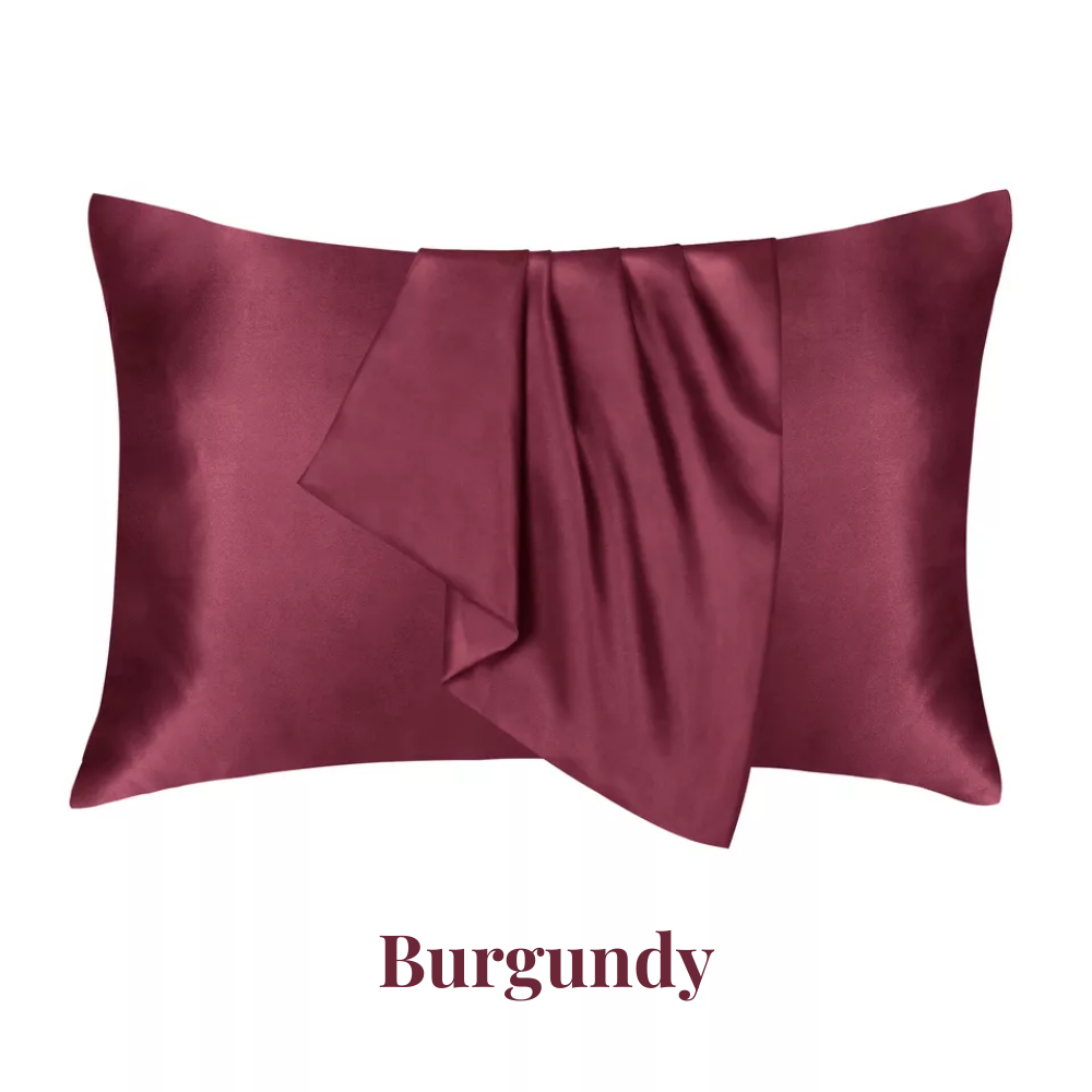 Luxury Satin Silk Pillow Cases- Set of 2