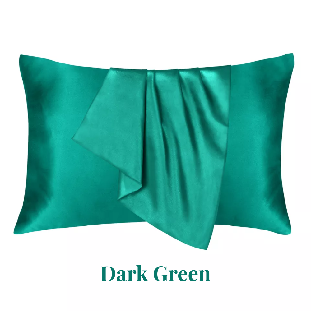 Luxury Satin Silk Pillow Cases- Set of 2
