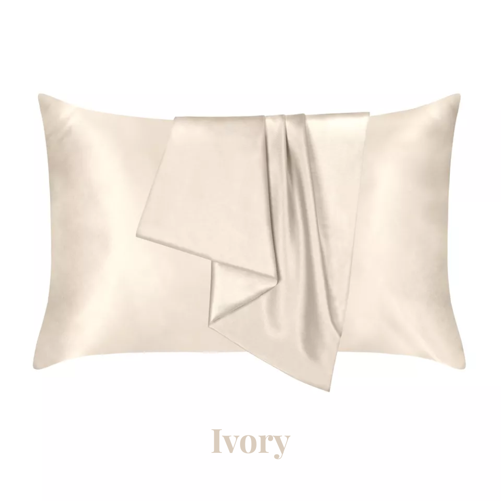 Luxury Satin Silk Pillow Cases- Set of 2
