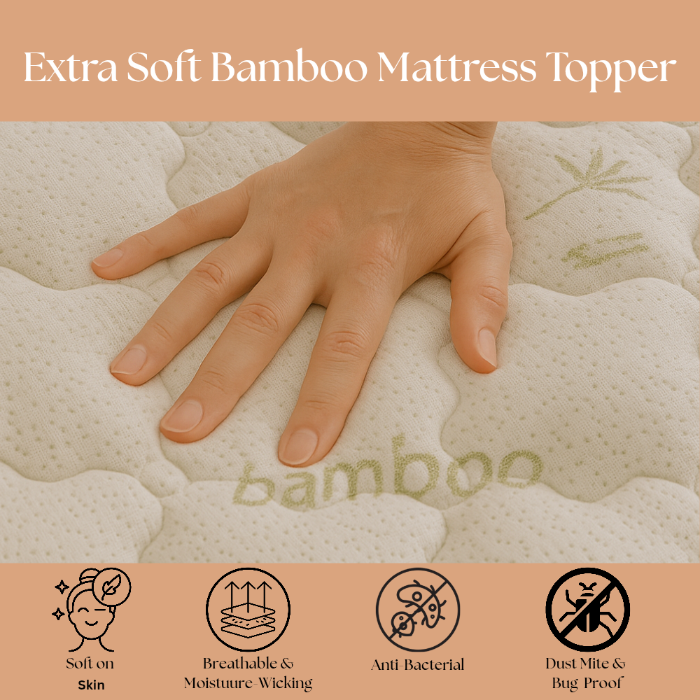 Luxury Bamboo Mattress Topper