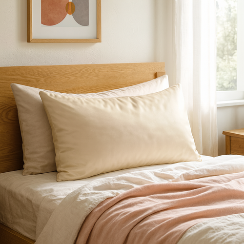 Luxury Satin Silk Pillow Cases- Set of 2